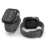 X-Doria Defense Edge, 40mm Apple Watch Case - Premium Aluminum & TPU Bumper Frame, Compatible with Apple Watch Series 4 Only, (Black/Black)