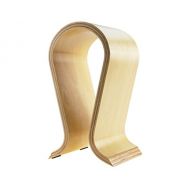 UniGift Wooden Wood Omega Headphone Stand, Gaming Headset Display, Headphone Holder Hanger (Birch Wood)