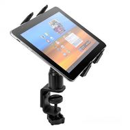 DigitlMobile DigiMo Robust Drill Base Mount Mount Desk Table or Workbench Clamp Mount Holder for Apple iPad Pro 9.7/10.5/11/12.9 Tablet w/C-Clamp Base Steel Arm (use with or Without case)