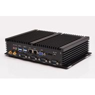 Best Desktop pc Qotom-i37C4 4G ram 32G SSD 300M WiFi 2 RJ-45 4 Serial Port