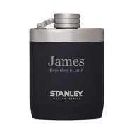 Personalized Stanley Master Series 8 oz. Heavyduty Flask - Free Laser Engraving (Black)