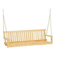 CENTURY Jack Post Jennings Traditional 5-Foot Swing Seat with Chains in Unfinished Cypress