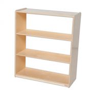 Wood Designs 12942AC Bookshelf with Acrylic Back - 42-7/16 Height