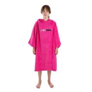 Dryrobe Short Sleeve Towel Change Robe/Poncho - Medium in Pink