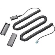 Plantronics (40702-01) 2.5-Ft Quick Disconnect Coiled Phone Jack for Office Headsets: TriStar, SupraPlus