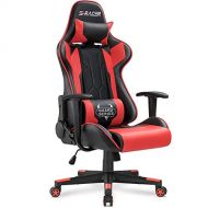 Homall Gaming Chair Racing Style High Back PU Leather Chair Computer Desk Chair (Red)