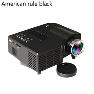 Fandazzie UC18 Mini Projector,Portable Entertainment Miniature Handheld HD LED Projector for Home Theater,Supported USB TF Card AV Cable,Ideal Birthday for Family Friends (Type2-Bl