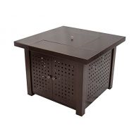 Pleasant Hearth OFG418T A Eden Square Gas Fire Pit Table, 38