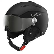 Bolle Blackline Visor Ski Helmet - Soft Black & Silver
