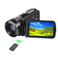 SEREE Video Camera Camcorder 1080P 24.0MP Digital Camera with 3.0 inch LCD 270 Degrees Rotation Screen Remote Control Vlogging Camera for YouTube