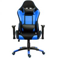 Samincom Ergonomic High-Back Large Size Gaming Office Chair Swivel, Gaming Chair (Blue-Black)