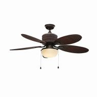 Home Decorators Collection Home Decorators Indoor/Outdoor Tahiti Breeze 52-Inch Ceiling Fan, Natural Iron