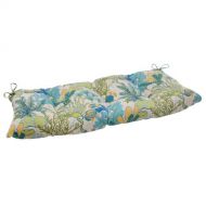 Pillow Perfect Indoor/Outdoor Splish Splash Blue Swing/Bench Cushion