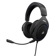 Corsair CORSAIR HS50 - Stereo Gaming Headset - Discord Certified Headphones - Designed to Work with Playstation 4 (PS4) - Blue
