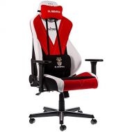 NITRO CONCEPTS S300 Gaming Chair - SL Benfica Special Edition - Office Chair - Ergonomic - Cloth Cover - Up to 300 lbs Users - 90° to 135° Reclinable - Adjustable Height & Armrests