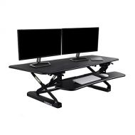 FLEXISPOT FlexiSpot 47 Standing Desk Converter with Quick Release Keyboard Tray Computer Desk,Black (M3B)