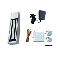 FAS One Door Magnetic Lock Kit 1200Lbs Hold Force with Remote Control Transmitters & Receiver