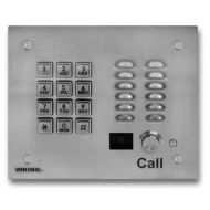 Viking Stainless Steel Keypad and Color Camera