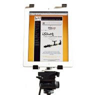 IShot Pro iShot G5 Pro iPad Mini 1 2 3 4 Universal Tablet Tripod Mount Adapter Holder Attachment + FREE Suction Window Mount Included - [NEW VERSION] - Compatible with iPad mini 1 2 3 4 & Ot