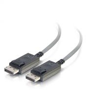 C2G 29535 Displayport Active Optical Cable (AOC) 4K UHD Compatible, Plenum CMP Rated, Gray (25 Feet, 7.62 Meters)