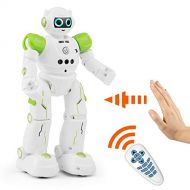 BTG JJRC R11 Cady Wike Smart Remote Control Robot Gesture Sensor Touch Control - Walks in All Direction, Slides, Turns Around, Dances,, Toy for Kids Boys/Girls (R11-Green)
