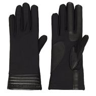 ISOTONER Isotoner Spandex SmarTouch Gloves with Metallic Hem Black Small-Med