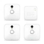 Blink Home Security Blink Indoor Home Security Camera System with Motion Detection, HD Video, 2-Year Battery Life and Cloud Storage Included - 3 Camera Kit