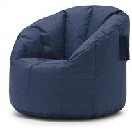Jnwd Beanbag Chair Big Low Comfortable Blue Soft Hassock Leather Big Stylish Modern Relaxing Lounge Chair & e-Book by jn.widetrade.
