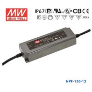 MEAN WELL Meanwell NPF-120-12 Power Supply - 120W 12V 10A - IP67 PFC