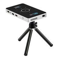 JDgoods DLP Mini Projector Micro Projector Portable Smart Support Wi-Fi Wireless or Bluetooth PS2, PS3,...