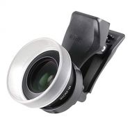 Sirui SIRUI Black Upgraded Version 10X Macro Mobile Phone Camera Attachment Lens with Mobile Lens Clip Adapter