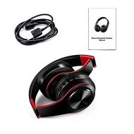 Hello22 Bluetooth V4.0 Headphones Wireless Foldable with Mic, Hi-Fi Stereo On Ear Headsets Wired and Wireless Universal for Cell Phone/PC/Tablet
