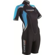 Cressi Med 2.5mm Womens Back Zip Shorty Wetsuit