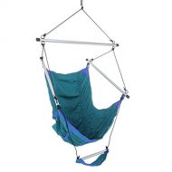 NOVICA Teal Parachute Hammock Swing Portable Hanging Chair, Nusa Dua Teal