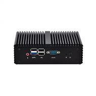 Qotom-Q190N-S08 Gigabit LAN Mini PC Celeron J1900 X86 Support Windows Linux Ubuntu (4G DDR3L RAM + 16G MSATA SSD + 300M WiFi)