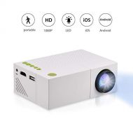 Fosa Mini Projector Portable 1080P LED Projector for iPhone Android Smartphone HDMI Devices Home Cinema Theater Great Gift Pocket Video Projector for Party Game and Outside Camping