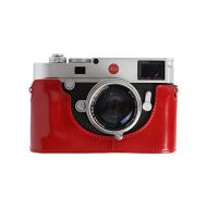 Cam-in Cam -in Leica M10 Real Leather Aviation Aluminum Camera Half Case Protector (Red)