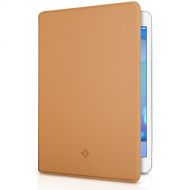 Twelve South SurfacePad for iPad mini 4, camel | Ultra-slim luxury leather cover + display stand
