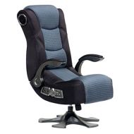X Rocker Mesh 2.1 Video Gaming Chair 5129501 Pedestal Video Gaming Chair 2.1 Microfiber Mesh, Black/Grey