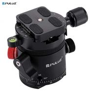 Monllack PULUZ Aluminum Alloy Panoramic 360 Degree Indexing Rotator Ball Head with Quick Release Plate for Camera Tripod Head PU3510