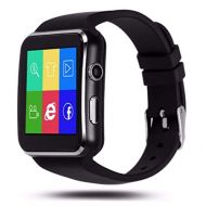 Bluetooth Smartwatch, IOQSOF Smart Wrist Watches for Android iOS iPhone Samsung Huawei Sony Sleep Tracker Support Micro SIM Card,Men Women Kids Boys Curved Screen Smartphones