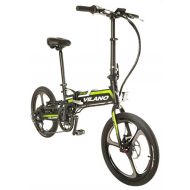 Vilano Atom Electric Folding Bike, 20-Inch Mag Wheels