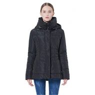 Orolay Womens Short Down Coat Winter Jacket with Removable Hood
