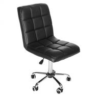 Kaicran Chairs Kaicran High-Back Executive Chair,Adjustable Leather Computer Desk Chair Without Fixed Arms Black- Ship from US