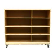 A+Childsupply 4 ShelfCubby unit with Casters