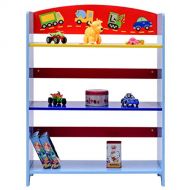 Caraya Kids Bookshelf Cars Book Rack Book Organizer Adorable Corner 3-Tier