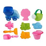 Alien Storehouse Set of 10 PPR Material Beach Toys Sand Toys Snow Toys Unisex for Fun