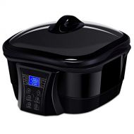 COSTWAY Costway 8 in 1 Multi Cooker Programmable Multiple Cooking Options w/ Non-stick Pot & LCD display, Slow Cook, Fast Stew, Stir-fry, Boil, Sous Vide, Grill, Fry, Steam, Keep Warm Func