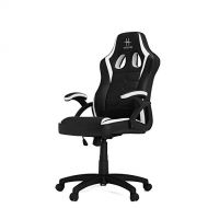 HHGears SM115 PC Gaming Racing Chair Black and White