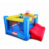 PicassoTiles Little Tikes Junior Sports n Slide Bouncer and 200 Ball Pack Bundle